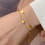 Chic Heart Charm Double-Layered Bracelet 6@2x