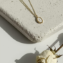 Elegant Enamel Pendant Necklace Trio white@2x