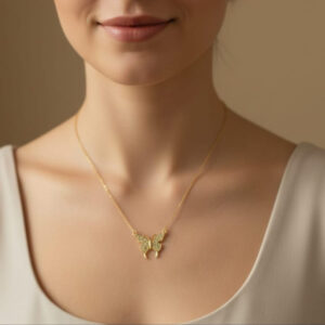 Glimmering Monarch Necklace