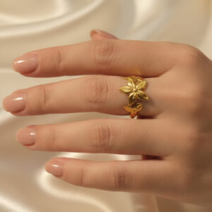 Golden Daisy Bloom Ring