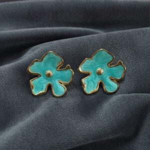 Veridian Petal Studs