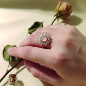 Ethereal Blossom Statement Ring