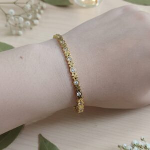 Celestial Bezel Tennis Bracelet