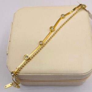Radiant Dual-Strand "Liquid Gold" Bracelet