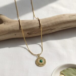 Malachite Mandala Pendant