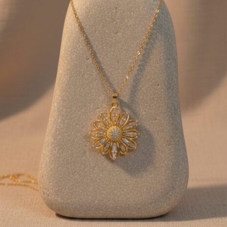 Golden Bloom Pendant